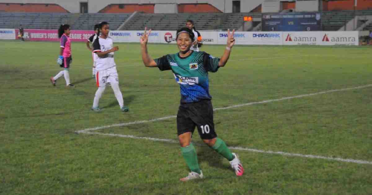 Women's Football: Ataur Rahman College thump Suddopuskorini 6-0